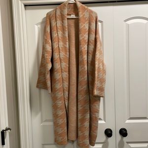 Houndstooth Open Front Cardigan A New Day Size Med